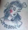 Poison girl tattoo