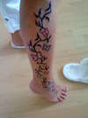 butterlies n tribal tattoo