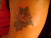 25 yr. old rose redone tattoo
