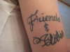 friends & alibis tattoo