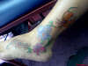 Flowers vine tattoo