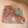 Tiger Tribute tattoo