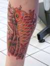 koi by Roddy Mclean tattooer  Glasgow