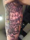 Wrong Way Clown tattoo