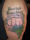 BUSTEDKNUCKLES tattoo