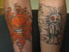 Sun & Runamok Racing Doll tattoo