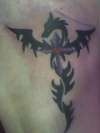 top leg tattoo
