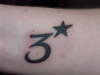 My 3 little stars tattoo