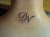 mates initials tattoo