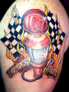 Gas Pump tattoo