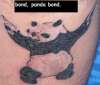 Bond, Panda bear Bond tattoo