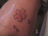 small cherry blossom tattoo