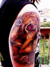 Lion Fight tattoo