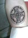 Celtic cross tattoo