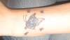 butterly & stars tattoo