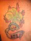 CLOVER RIP BUTCH tattoo