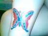 Rebel Flag Butterfly tattoo