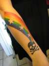 Skull Bow tattoo