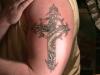 cross dragon tattoo