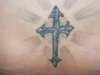 MY cross tattoo