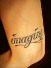 Imagine tattoo