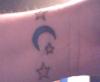my starry wrist tattoo
