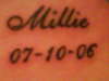 Baby Girl tattoo