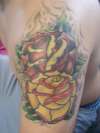Steaming Roses tattoo