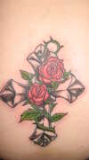 rosecross tattoo