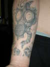 Gas Mask tattoo