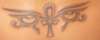 egyptian lower back tattoo