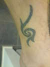 right ankle tattoo
