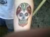 Day of the Dead Skull tattoo