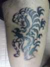 Tribal White Tiger... tattoo