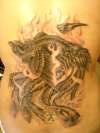 Ferne's phoenix tattoo