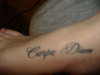 "carpe diem" tattoo