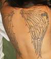 Unfinished Angel Wings tattoo