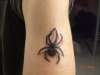 Black Widow Spider tattoo
