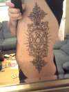 Heartagram tattoo
