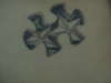 Star puzzle piece tattoo