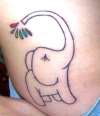 Pace Elephant tattoo
