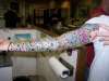 sleeve with cheese tattoo