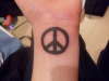 Peace Symbol tattoo