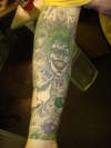 The Joker tattoo