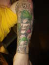 The Joker tattoo