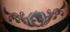 Yin Yang dolphins tattoo