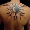 back sun thing tattoo