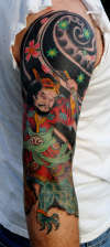 japanese 1/2 sleeve tattoo