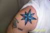 8 point nautical star tattoo