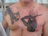 Dragon and samurai tattoo